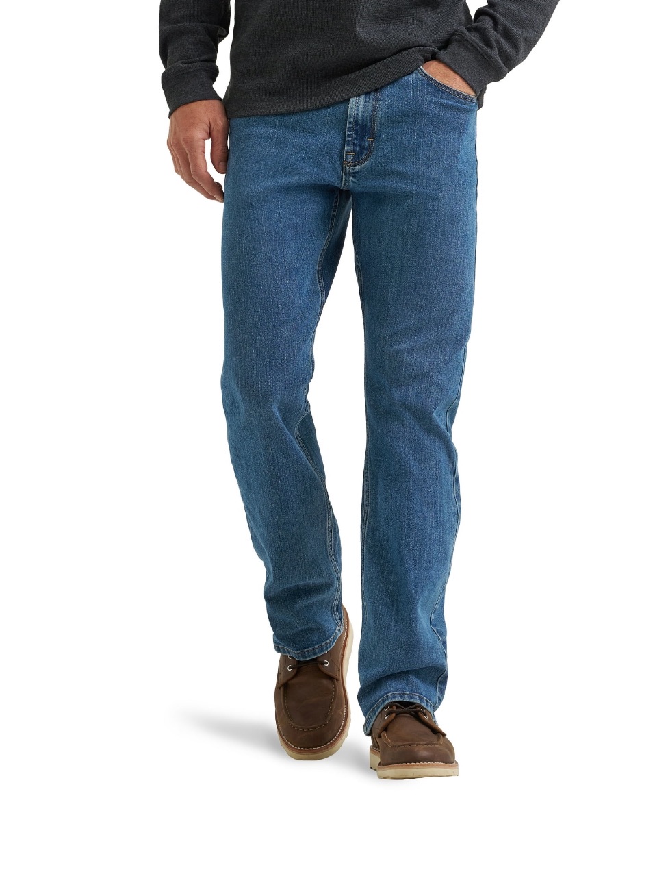 Wrangler Jeans Mens 32x32 Relaxed Fit Bootcut Stretch Denim Comfortable New